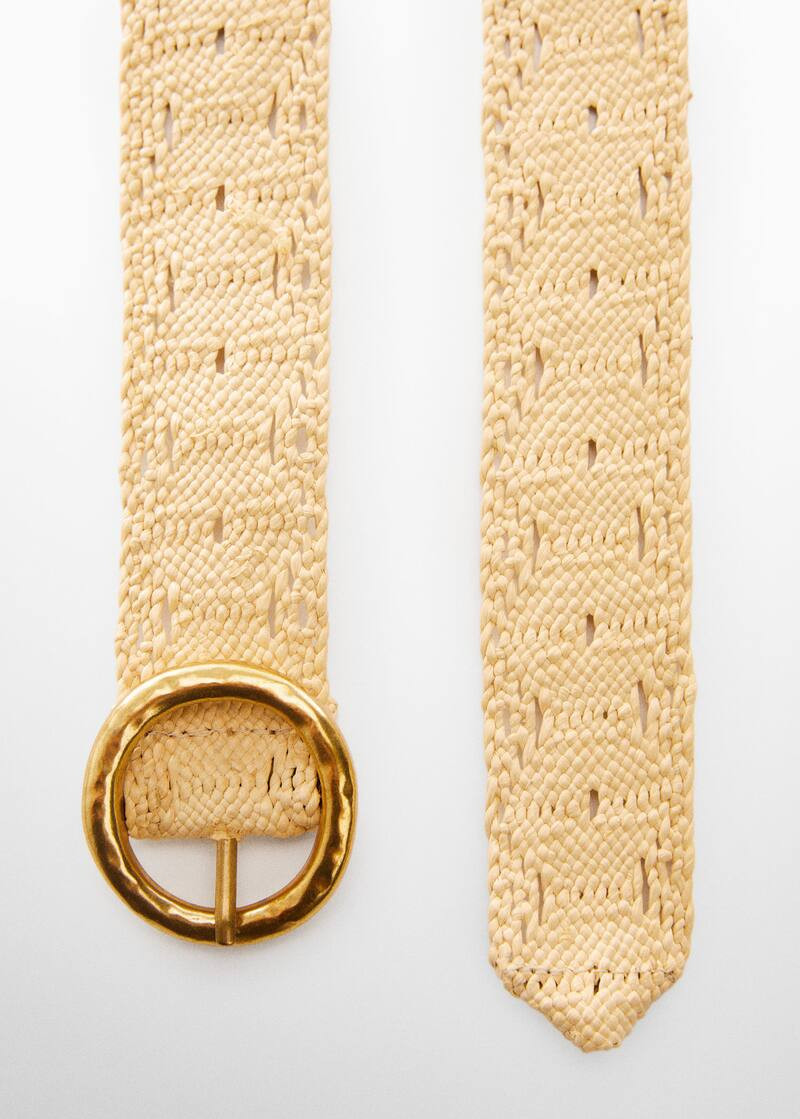 Crochet belt with buckle -  Women | Mango USA | MANGO (US)
