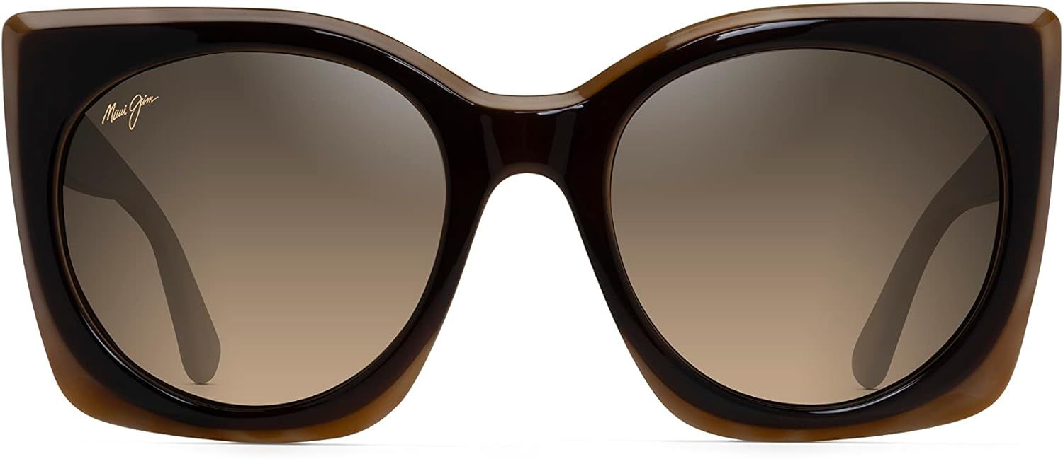 Maui Jim Women's Pakalana W/Patented Polarizedplus2 Lenses Square Sunglasses | Amazon (US)