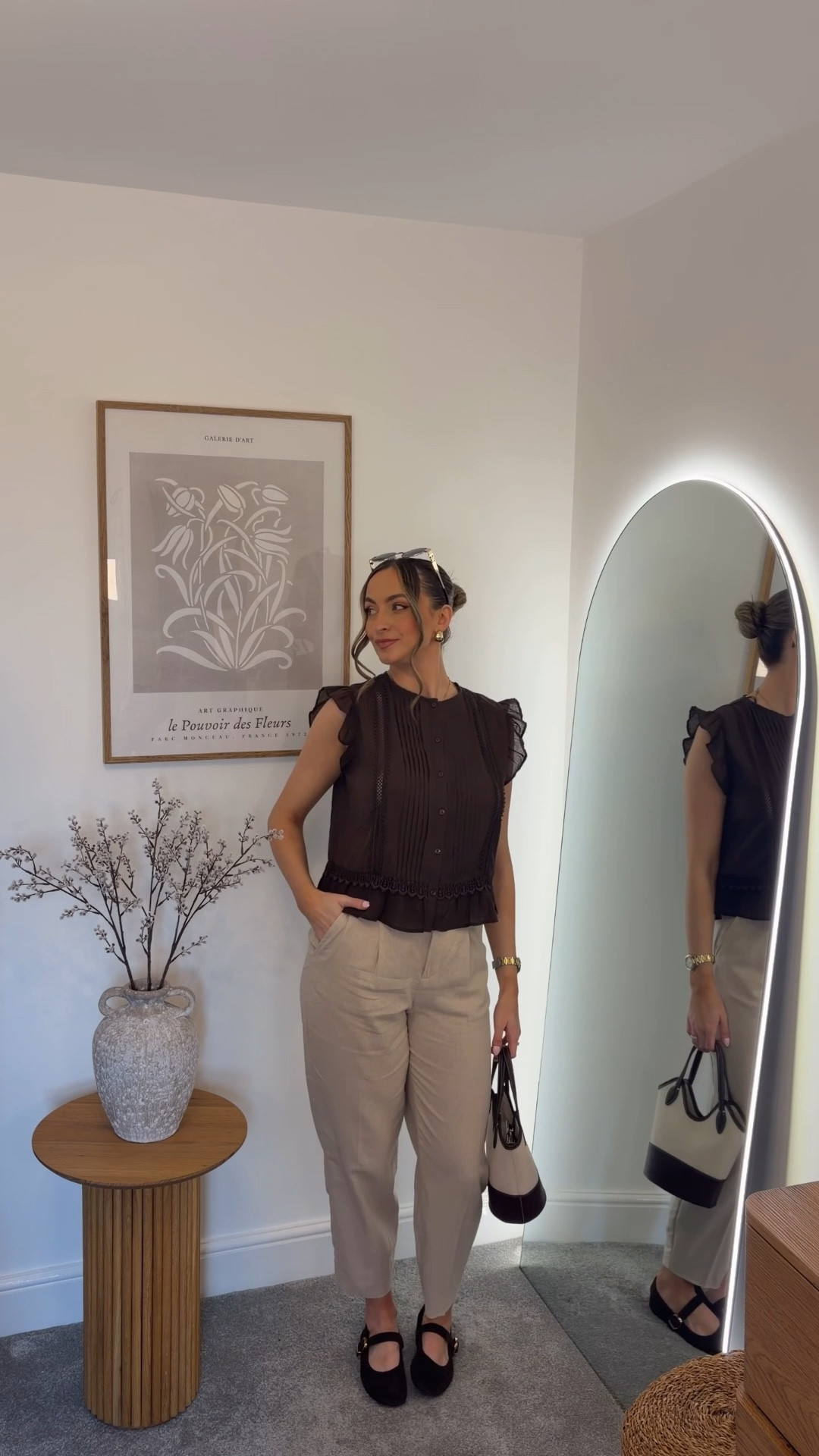 ZARA spring outfit 🤎

Line trousers, neutral outfit, spring outfit 

#LTKuk #LTKspring #LTKworkwear