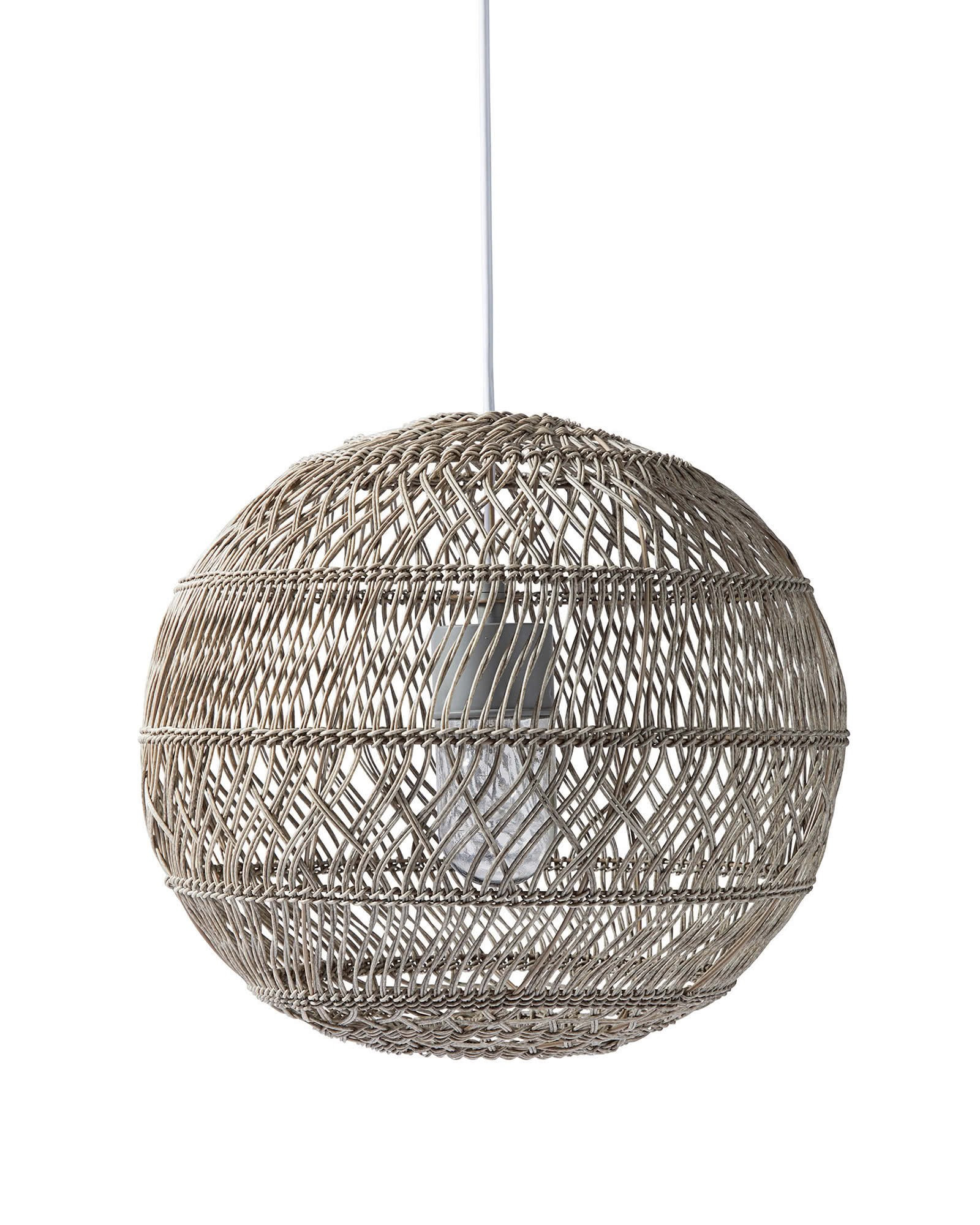 Summerland Outdoor Round Pendant | Serena and Lily