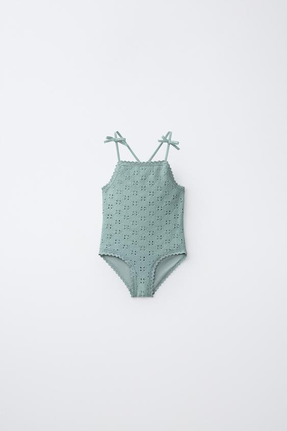 1-6 YEARS / CROCHET KNIT SWIMSUIT | Zara US