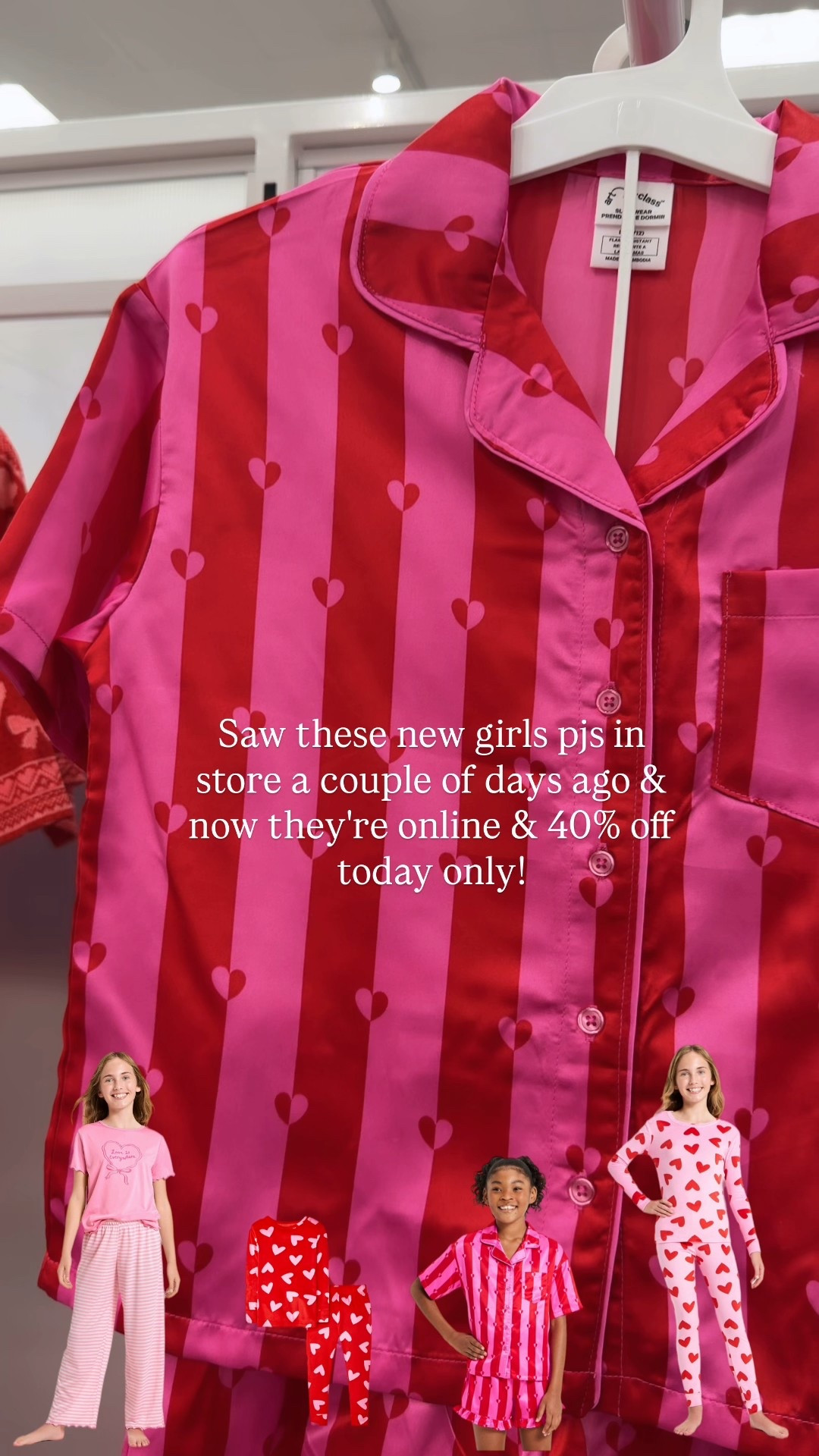 40% off new girls Target pjs today only!

#LTKGiftGuide #LTKKids #LTKSaleAlert