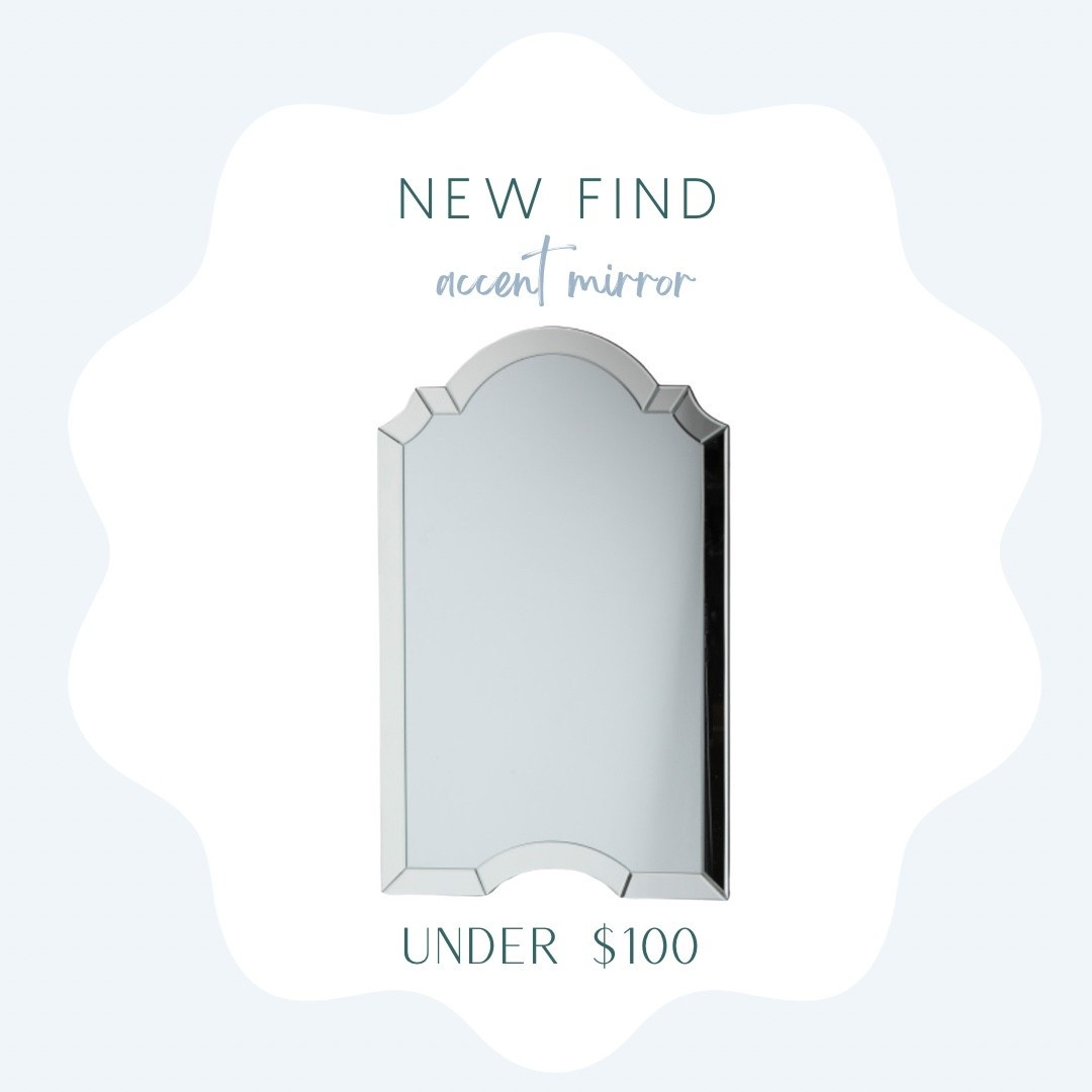 Gorgeous mirror under $100! Classic timeless and matches all decor! 