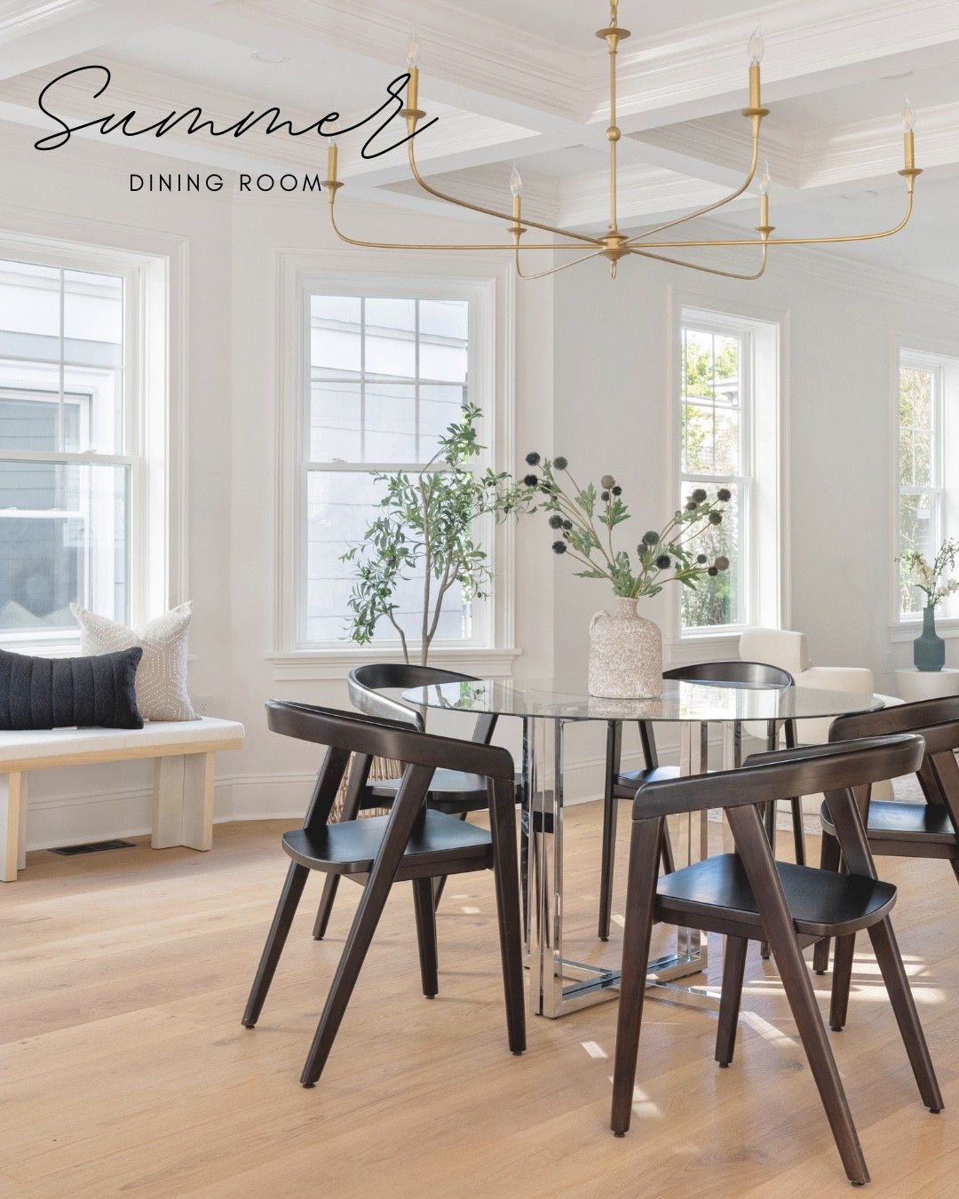 The dining room—but make it a moment. 🍸✨

Coffered ceilings set the stage, but let’s be honest… the star of the show is the Nottaway Chandelier by Studio McGee—bringing just the right amount of drama and warmth overhead.

Grounding the space? Four Hands’ classic Ripley chairs from Scout & Nimble—timeless, tailored, and effortlessly cool. A faux olive tree from Crate & Barrel softens it all with a hint of greenery, proving that balance is everything.

And because every well-designed home deserves a little fun—this room absolutely calls for a weekend dirty martini, shaken in the most beautiful Milano stainless steel martini shaker from Crate & Barrel. 🍸

This is what happens when design isn’t just styled—but thoughtfully curated from start to finish.

Save this for dining room inspiration. Share it with your favorite host. And if you’re dreaming of a home designed, built, and sold seamlessly—Covelle & Company is your team.

#LTKSaleAlert #LTKSeasonal #LTKHome