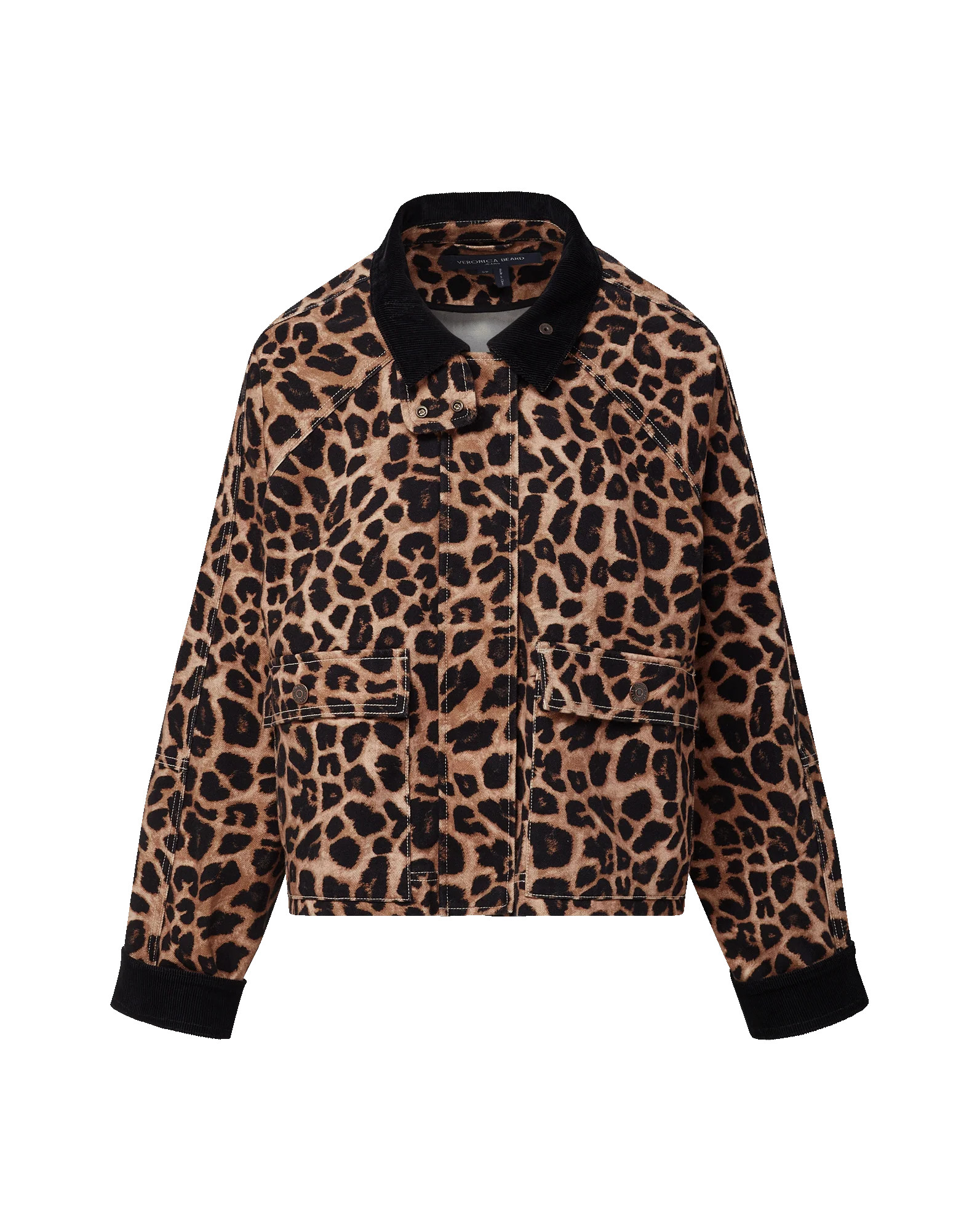 Arlo Leopard Chore Jacket | Veronica Beard