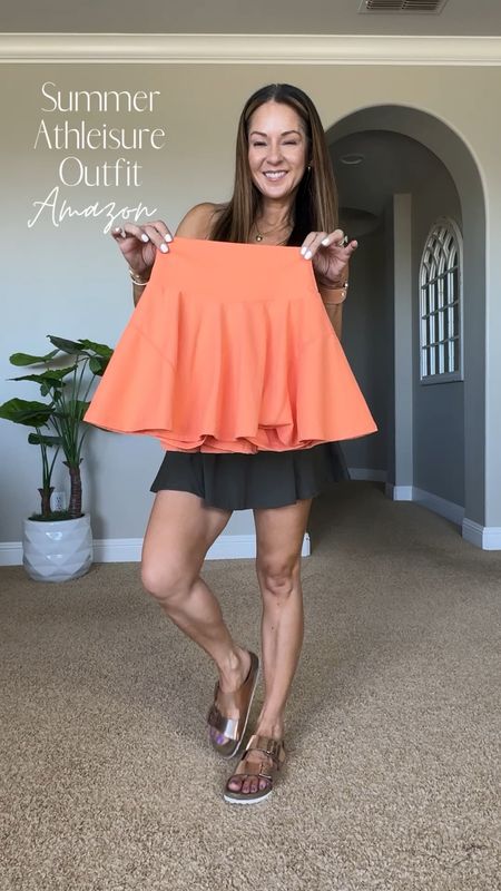 Summer Athleisure Outfit

I'm wearing XS tank top and skirt w/ bike short & pocket XS, sneakers tts

Activewear  Active outfit  Fitness  Skort  Tennis skirt  Tank top  Casual outfit  Summer  Summer fashion  Summer outfit  Summer style  EverydayHolly

#LTKfitness #LTKSeasonal #LTKstyletip