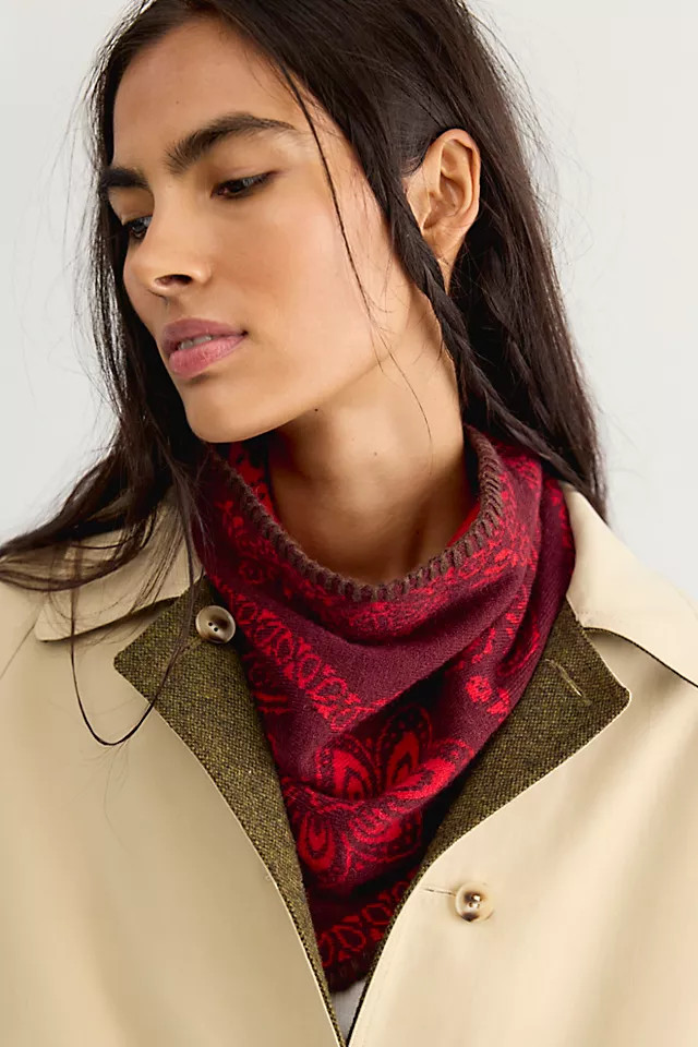 Carmen Knitted Triangle Bandana | Free People (Global - UK&FR Excluded)