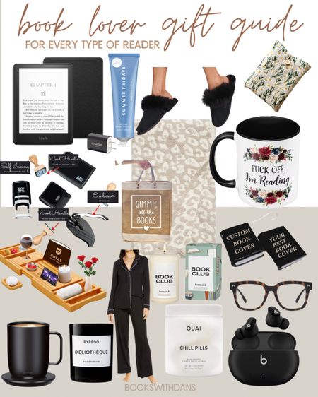 my top picks for the book lovers in your life! 

book lover gift guide, book lover guide, gift guide, reader gift, reader gift guide, blue light glasses, kindle, pajamas, candles, bathroom decor, headphones, coffee mugs, uggs, ugg slippers, house slippers, blankets 

#LTKhome #LTKSeasonal #LTKunder50