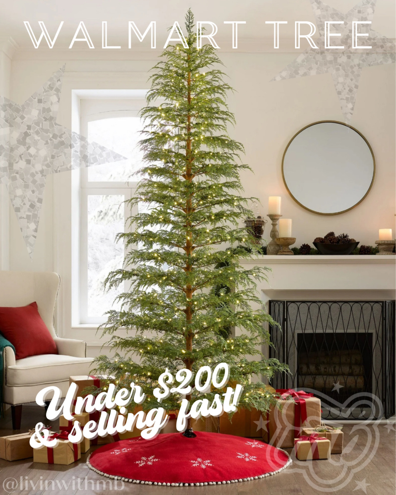 This BEAUTIFUL cypress tree at Walmart just dropped, and is already going in and out of stock! I can’t wait to get mine!!

Available in 7.5’ (500 LED lights) & 9’ (600 LED lights) and both are under $200!!🎄

#LTKHome #LTKSeasonal #LTKStyleTip