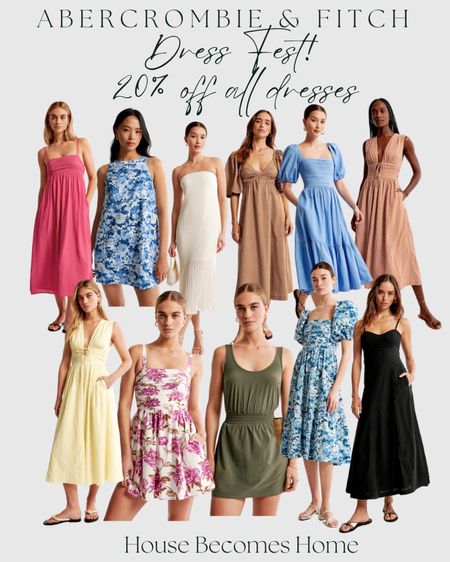 Abercrombie & Fitch Dress Fest! 20% off all dresses! 

#LTKsalealert #LTKstyletip #LTKcurves