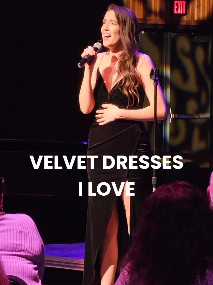 Velvet Dresses I love