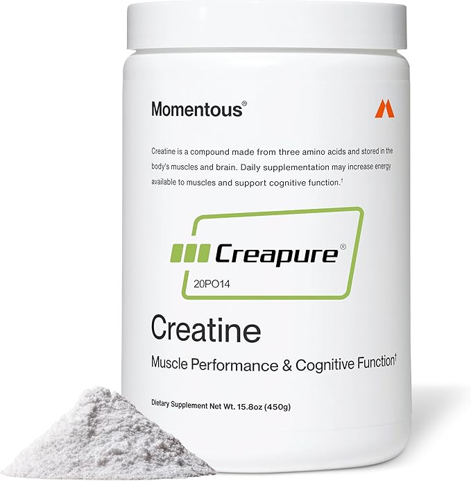 Momentous Creatine Monohydrate Powder - Creapure Creatine Powder - Supports Strength, Lean Muscle... | Amazon (US)