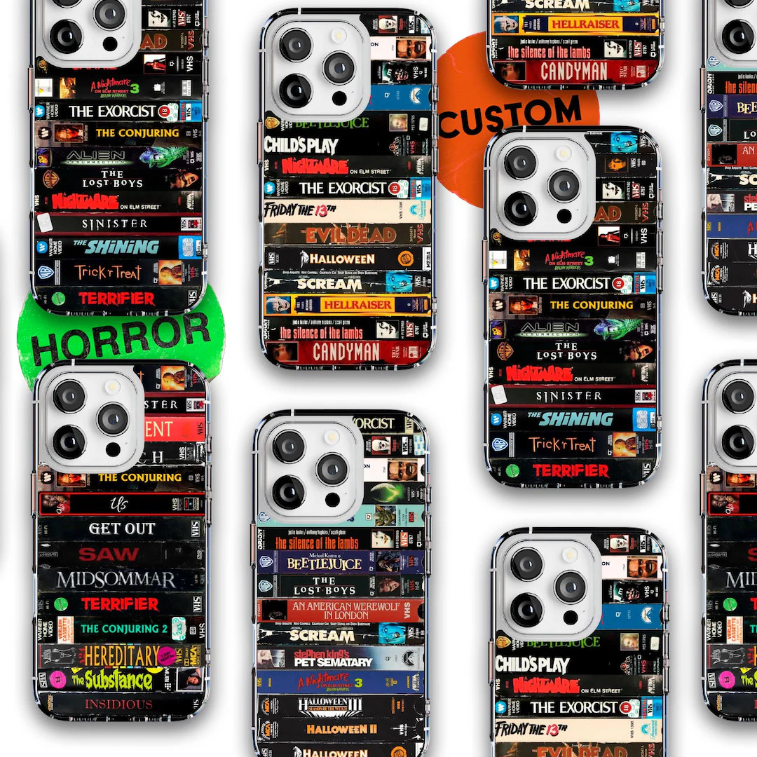 Custom Horror Movie Retro Magsafe iPhone Case / Retro Personalized iPhone Case / Unique Custom Ha... | Etsy (US)