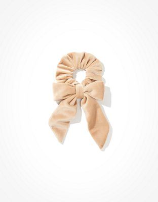AEO Corduroy Bow Scrunchie | American Eagle Outfitters (US & CA)