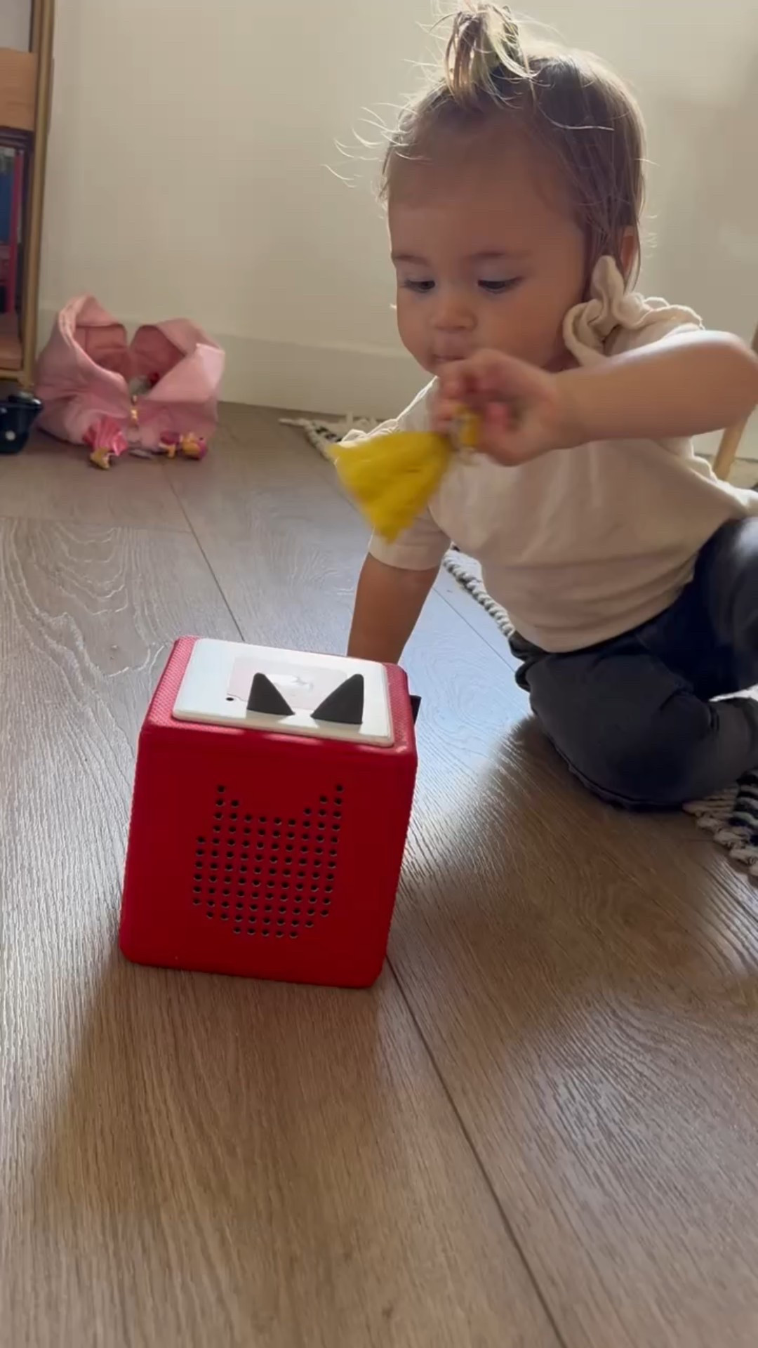 Banks is enjoying her big sisters toys while she’s away at school! The toniebox is one of those must have items. Great for all kids, different age ranges, interests, & it’s screen free!

#LTKBaby #LTKSeasonal #LTKFamily