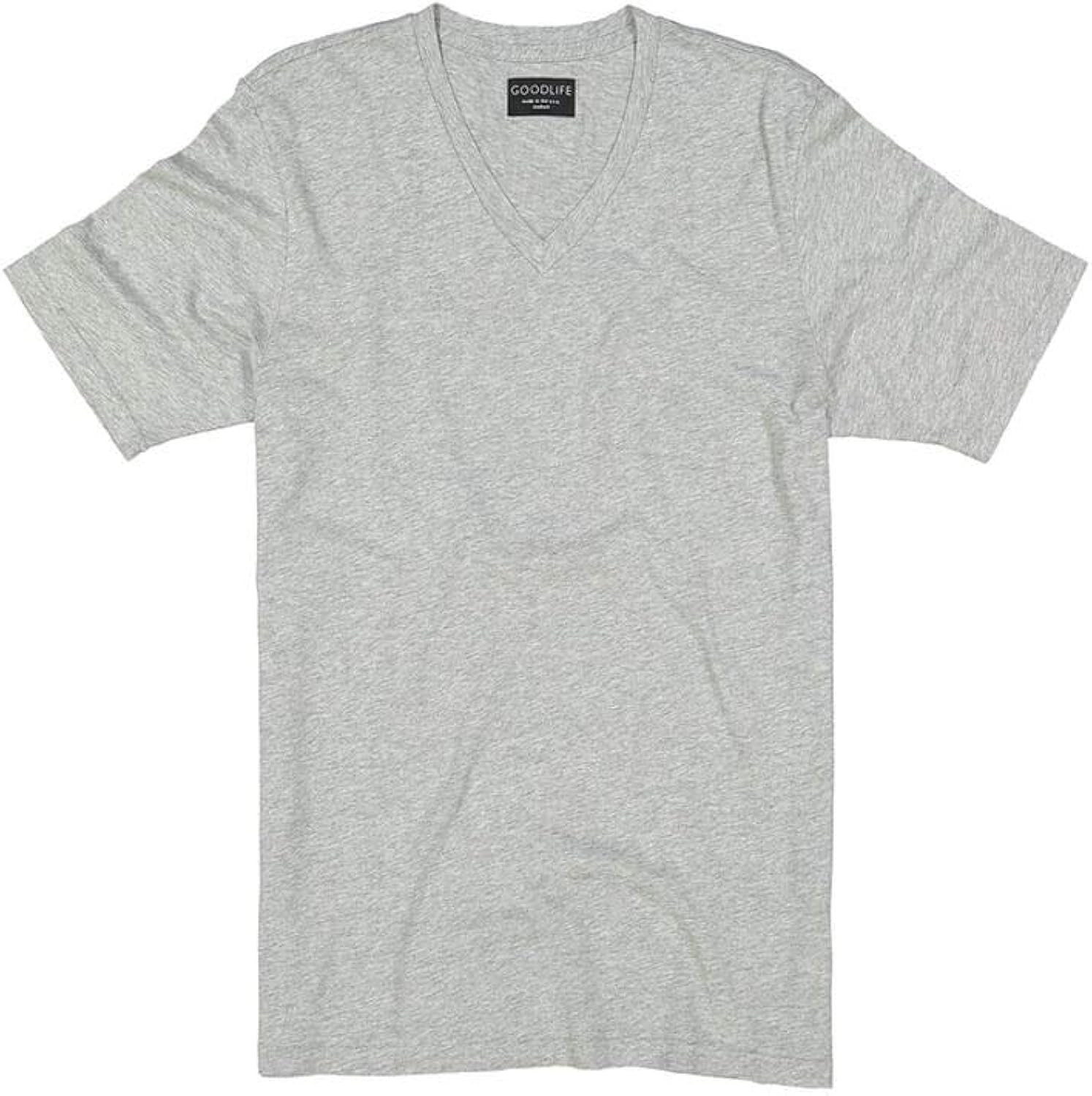 GOODLIFE Men's Supima Classic V-Neck Shirt | The Softest, Most Lightweight V Made in The USA | Amazon (US)