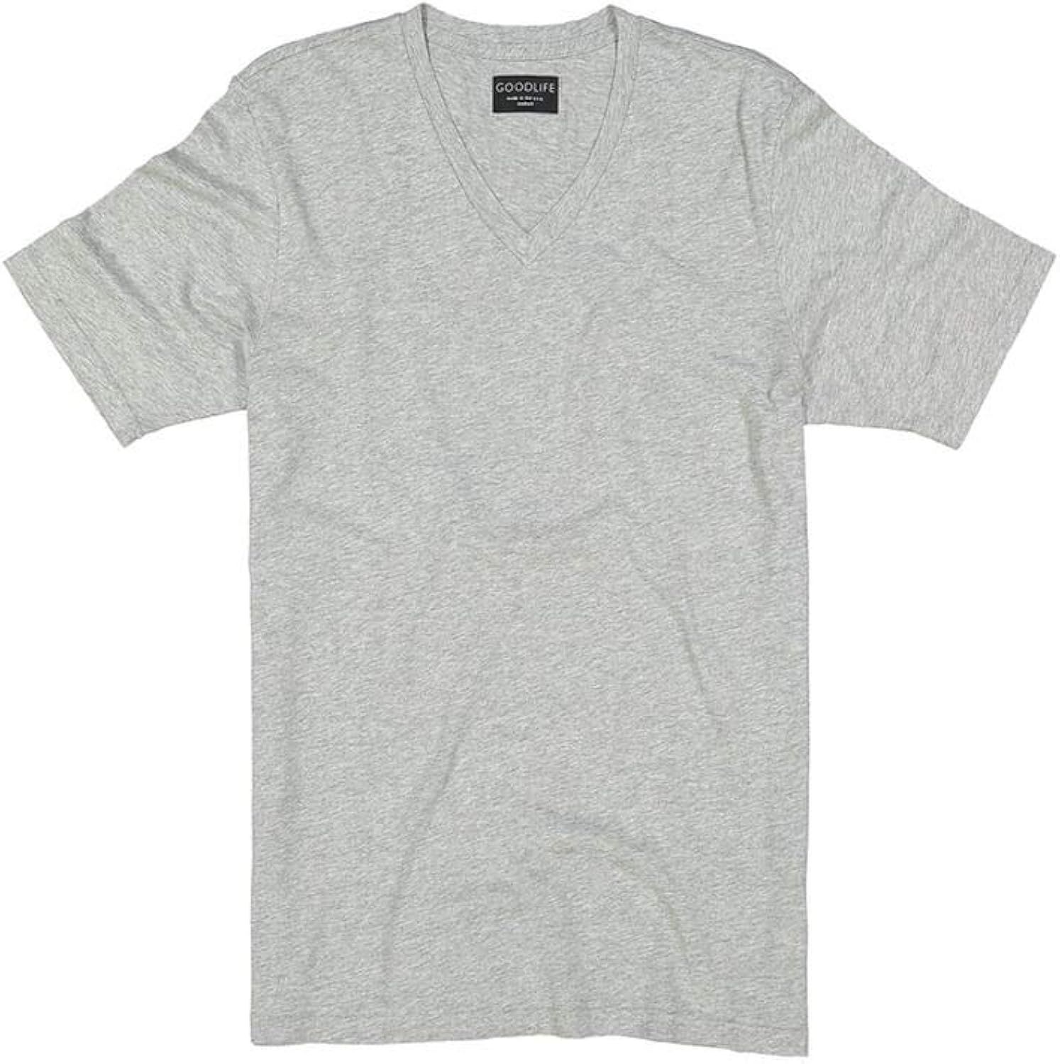 GOODLIFE Men's Supima Classic V-Neck Shirt | The Softest, Most Lightweight V Made in The USA | Amazon (US)
