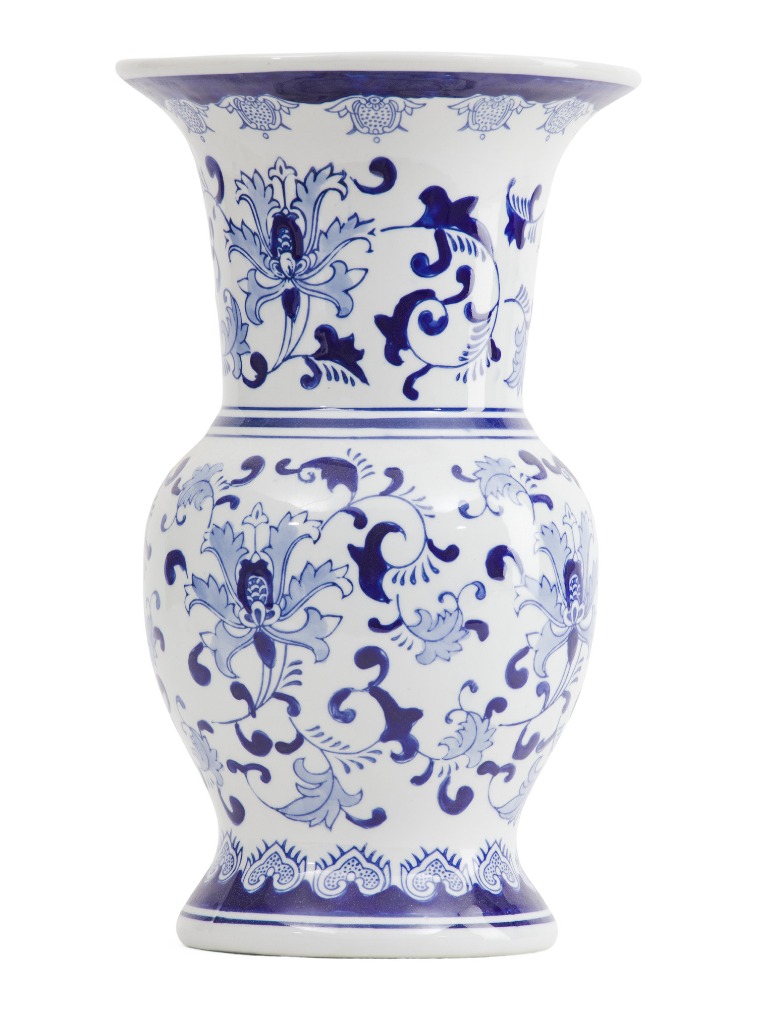 8.5x14in Chinoisere Ceramic Vase | TJ Maxx