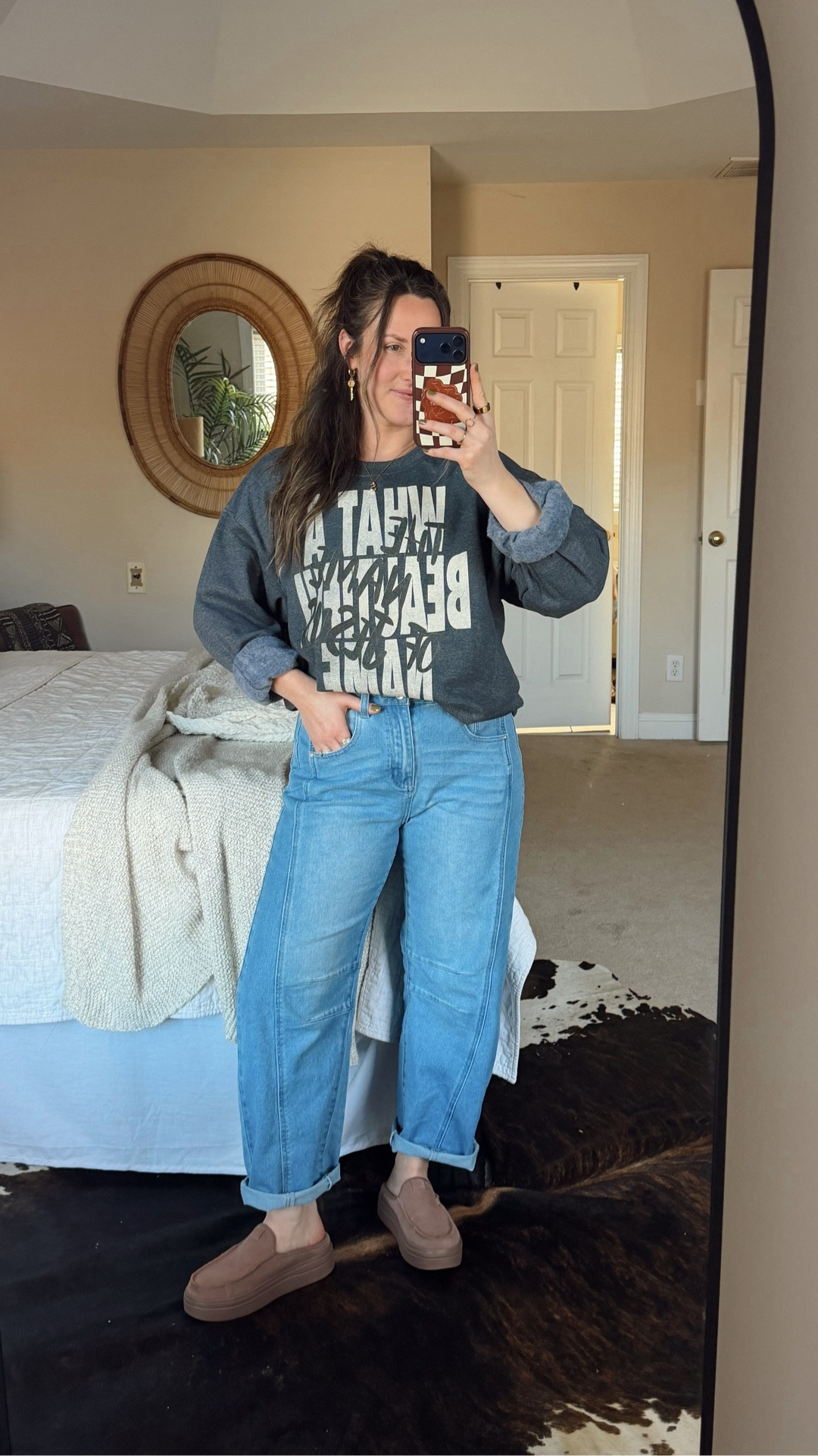 Wearing faith based clothing is a badge of honor ❤️ a planting a seed in someone can be as simple as them reading your sweatshirt

SIZING
- sweatshirt: sized up one for more of an oversized fit
- pants : wearing my true to size 
- shoes : wearing my true to size 

#LTkCasualFit

#LTKPetite #LTKmomlife #LTKootd