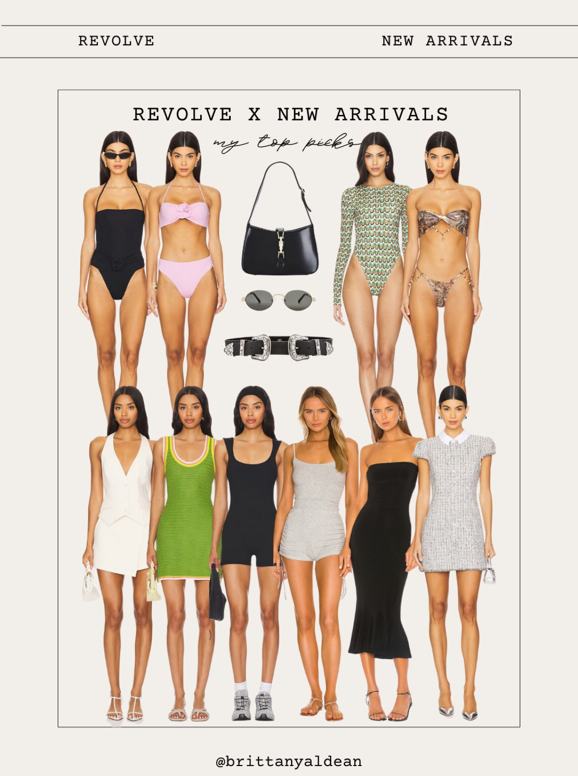 This week’s new arrivals at Revolve! 

revolve l dress l outfit l inspo l summer l swimsuits l accessories 
