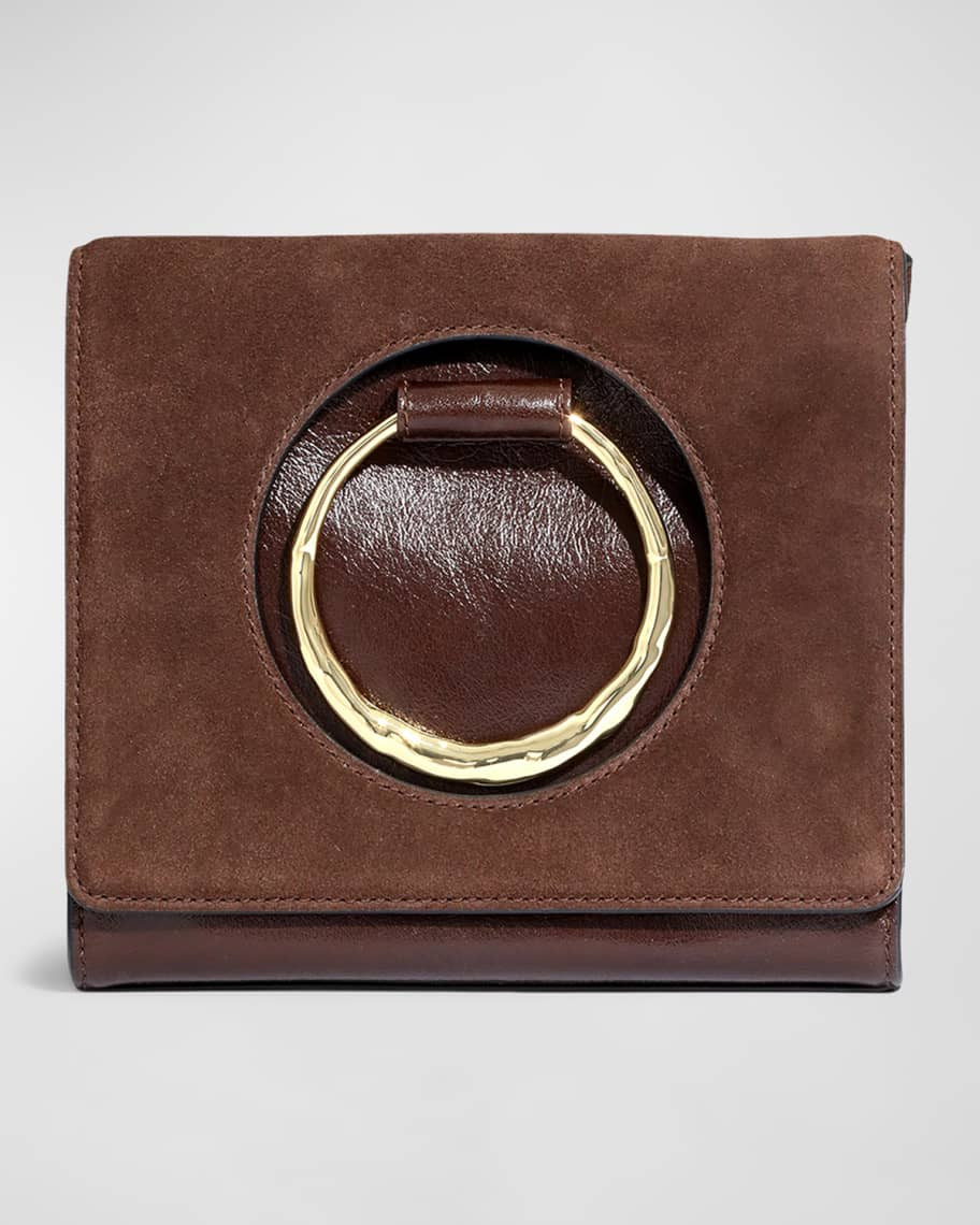 Alexis Bittar The Hunter Convertible Mix Leather Crossbody Bag | Neiman Marcus