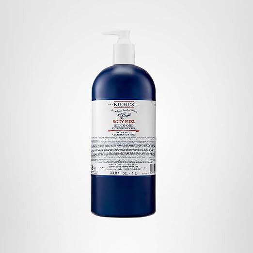 Kiehl's Body Fuel All-in-One Energizing Body Wash & Shampoo for Men, with Menthol, Caffeine, Vita... | Amazon (US)