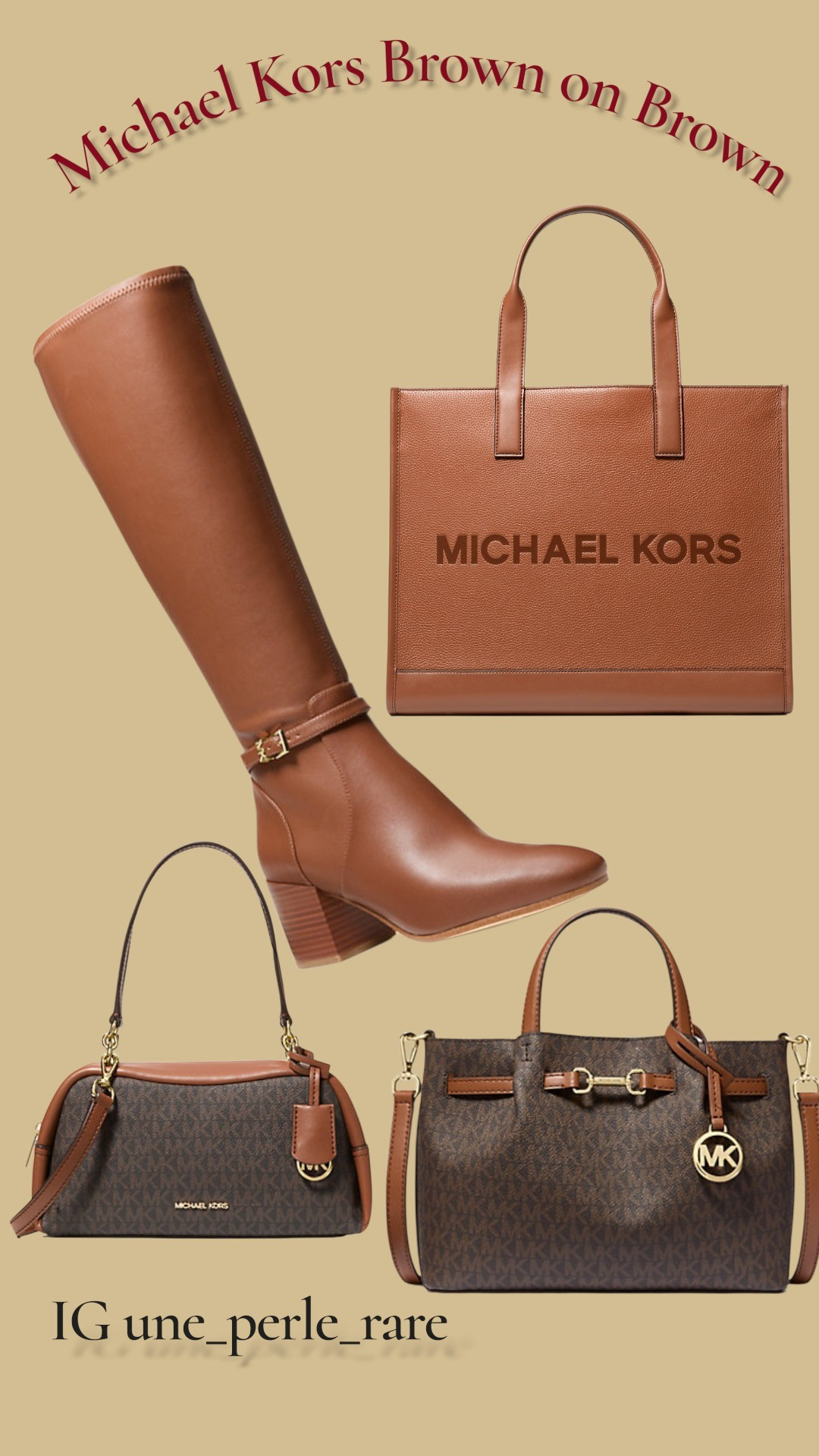 Brown on brown. Michael Kors find, perfect for gifting or for yourself and they are on sale

#LTKGiftGuide #LTKCyberWeek #LTKHoliday