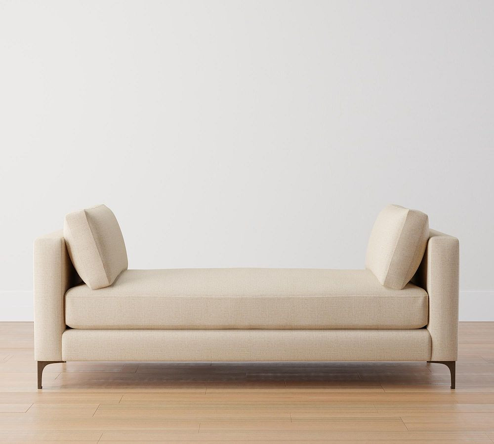 Jake Upholstered Settee | Pottery Barn (US)