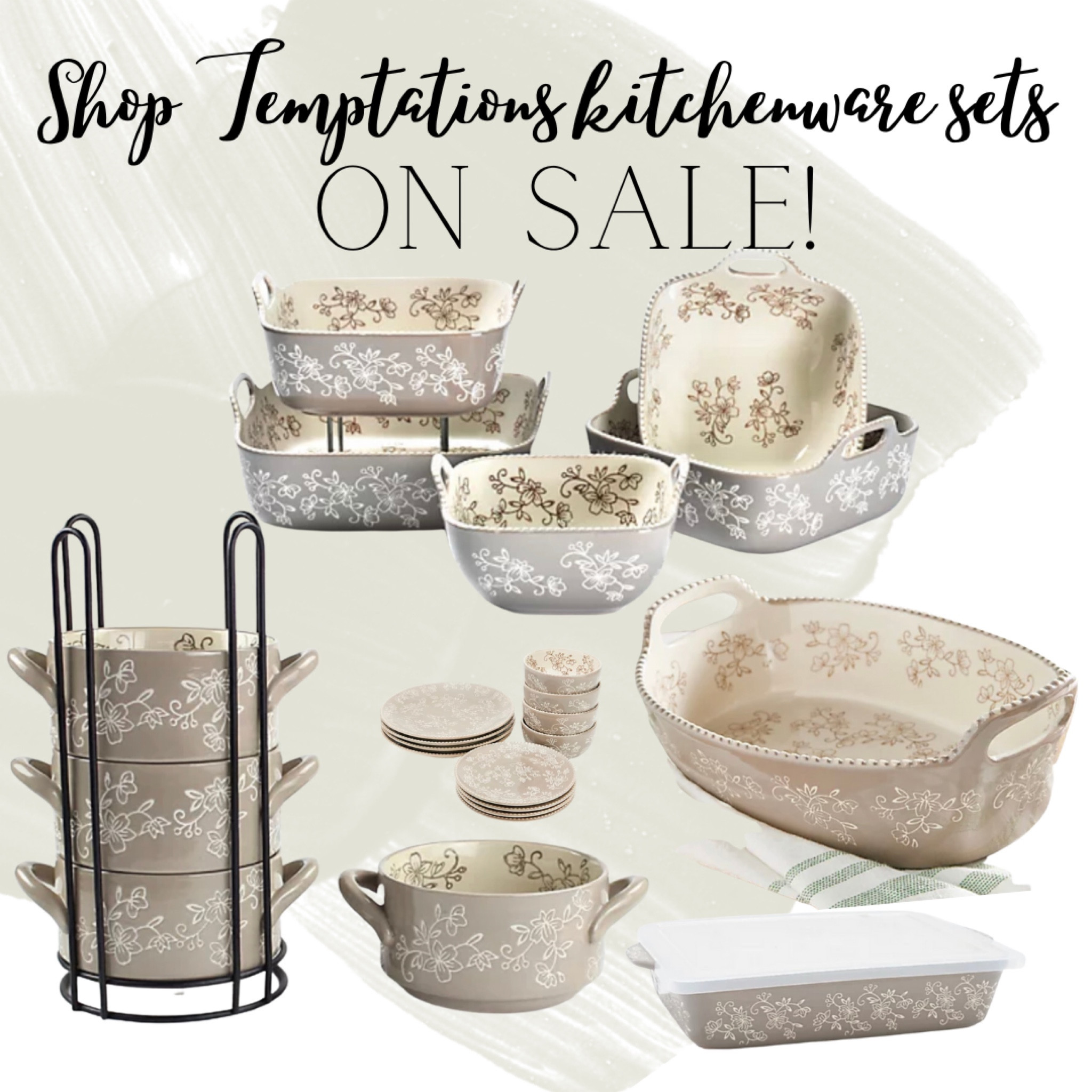 Shop my temptations taupe kitchen ware sets on sale!


@qvc #qvclove #thanksgiving 

#LTKHoliday #LTKSeasonal #LTKCyberweek