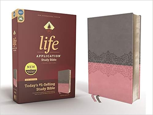 NIV, Life Application Study Bible, Third Edition, Leathersoft, Gray/Pink, Red Letter



Imitation... | Amazon (US)