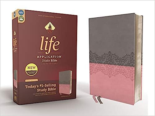 NIV, Life Application Study Bible, Third Edition, Leathersoft, Gray/Pink, Red Letter



Imitation... | Amazon (US)