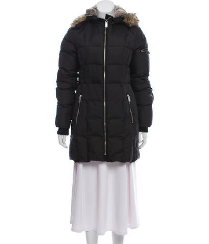 Michael Michael Kors Casual Fur-Trim Jacket Black Michael Michael Kors Casual Fur-Trim Jacket | The RealReal