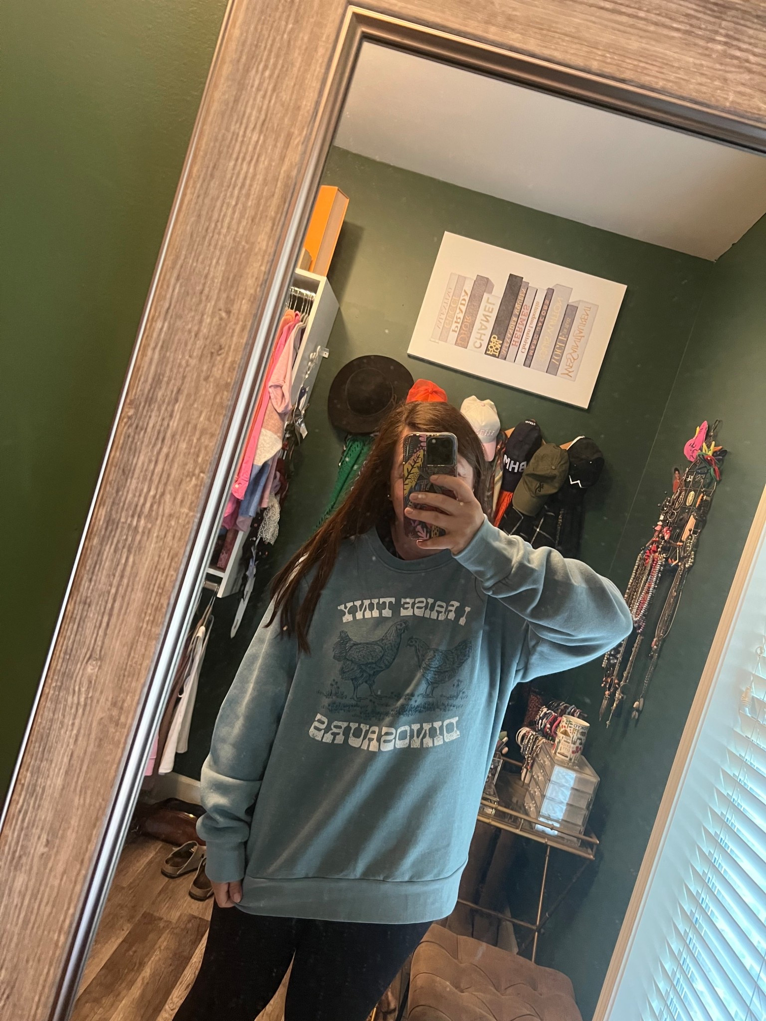 I raise tiny dinosaurs 

🐓 

Size up for an oversized fit - incredibly soft!

#LTKmomlife #LTKdayinmylife #LTKootd