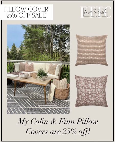 Colin & Finn Pillow Cover Sale. Follow @farmtotablecreations on Instagram for more inspiration. Pillow Covers. Textured Pillows. Designer Pillows. Memorial Sale  

#LTKhome #LTKsalealert #LTKFind