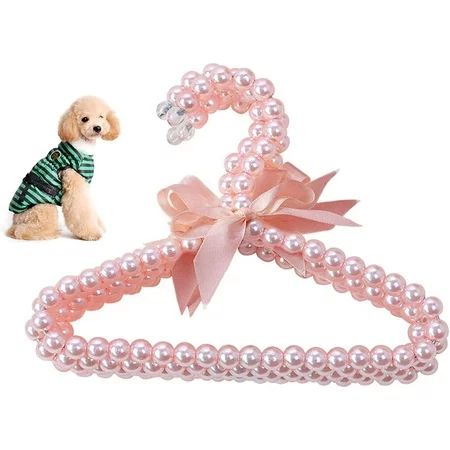4 Pack Pet Pearl Hanger Plastic Beads Anti-Slip Beaded Hanger Baby Clothes Hanger Hanger Decorative  | Walmart (US)
