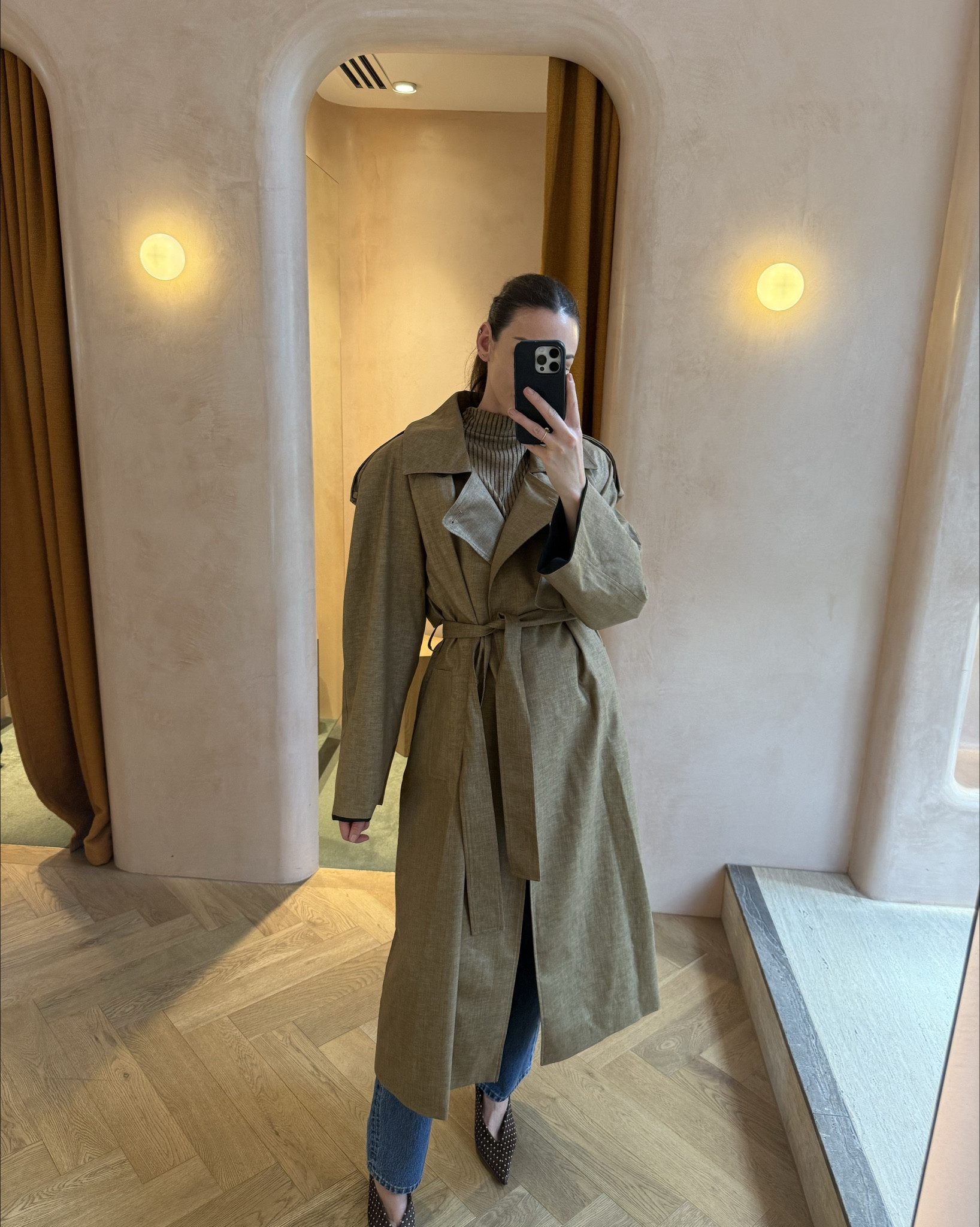 The autumn/winter collection from Camilla and Marc is divine. Can’t wait for the cooler weather to wear trench coats again 🤎 

Tan trench coat 
Blue high waist straight leg denim 
Beige top 
Polka dot heels 

#LTKstyletip #LTKaustralia