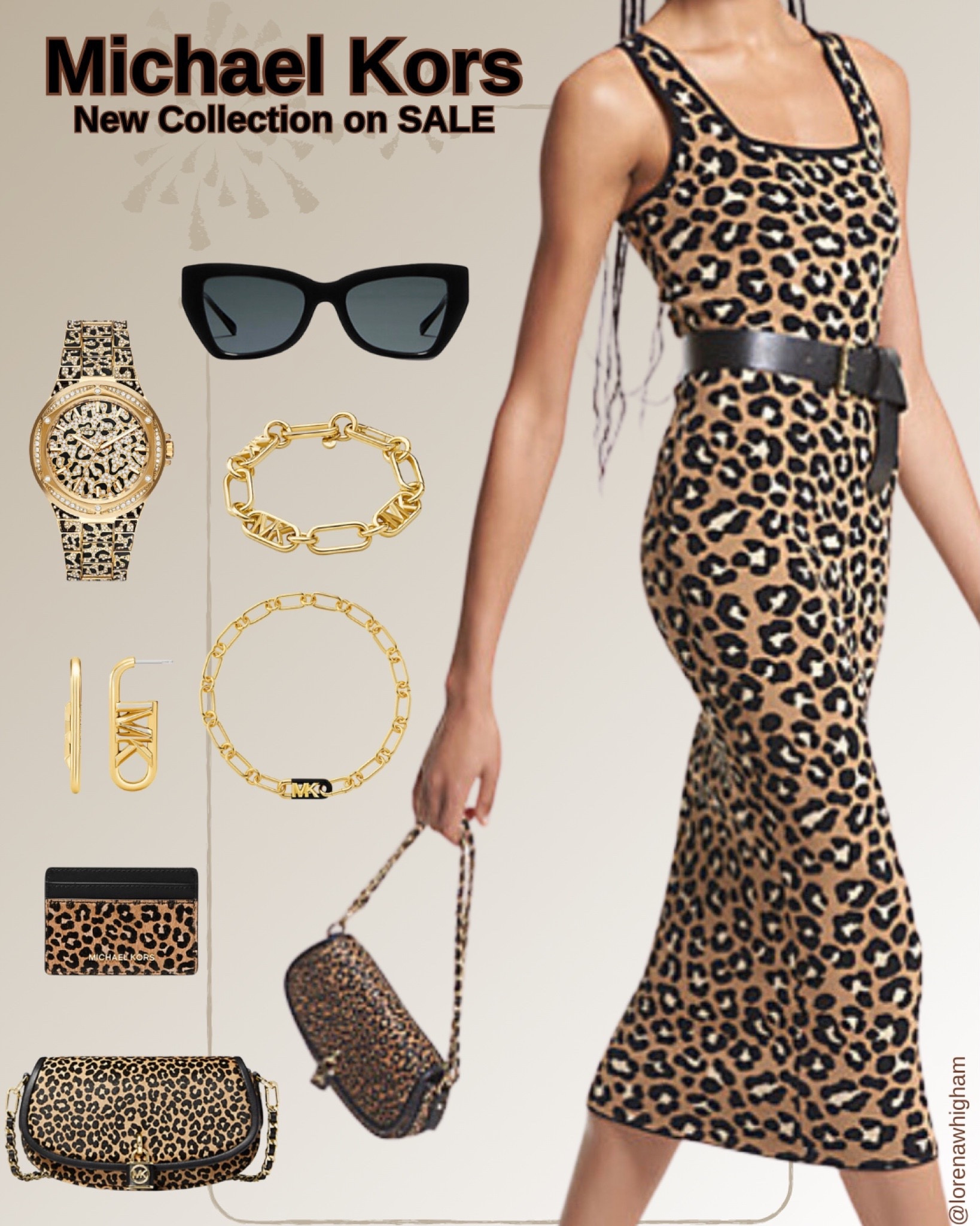 michael kors #leopardprint  Fashion, Black fashion, Michael kors fall