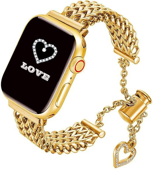 KAGERBENDS 38/40/41/42/44/45mm Women Smartwatch Bands Compatible with Apple Watch Band Series SE ... | Amazon (US)