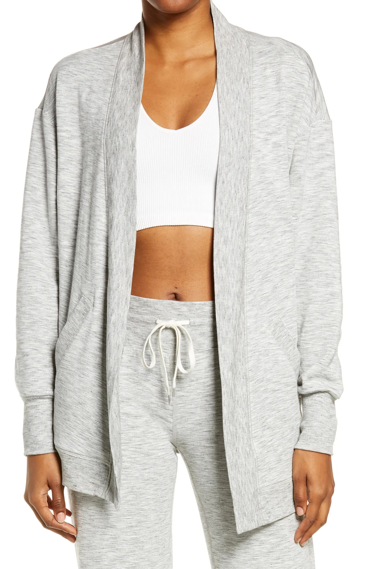 Peaceful Fleece Open Front Cardigan | Nordstrom