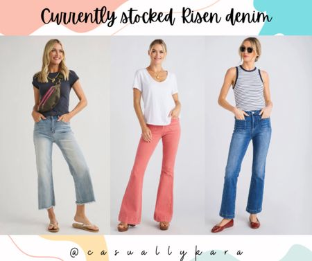 You all know with these you have to grab them quick! These are currently pretty well stocked with sizes. Read the description to choose size. #denim

#LTKfindsunder100 #LTKover40