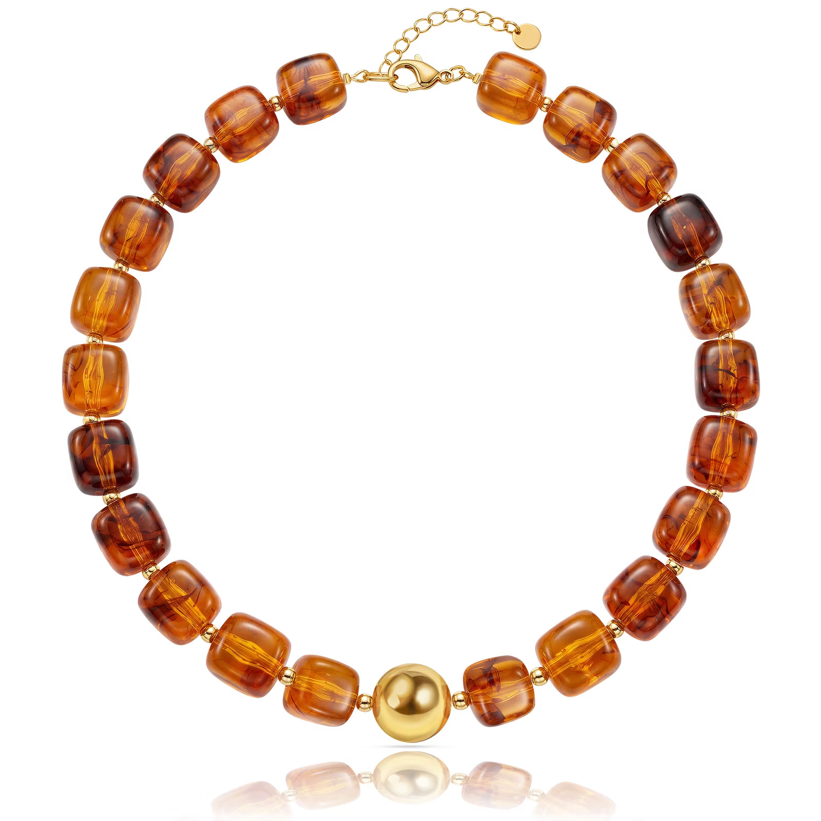 Elphaba Galinda Beaded Gemstone Necklace for Women: Colorful Boho Bead Choker Natural Healing Stone Necklaces for Stress Relief - Handmade Jewelry for Summer Beach Best Birthday Christmas Gifts | Walmart (US)