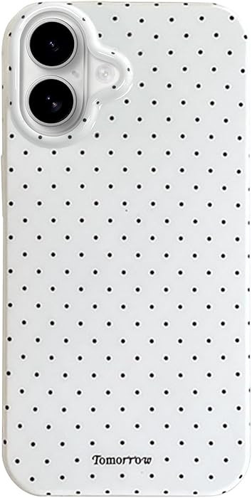 Compatible for iPhone 16 Case with Cute Fashion Polka Dot Aesthetics Design Simple Cases for Soft... | Amazon (US)