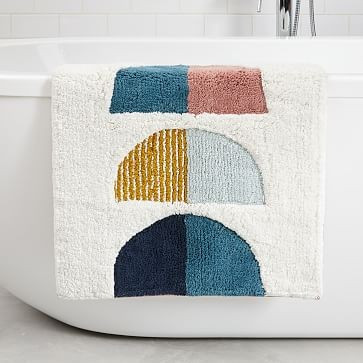 Organic Half Moons Bath Mat | West Elm (US)