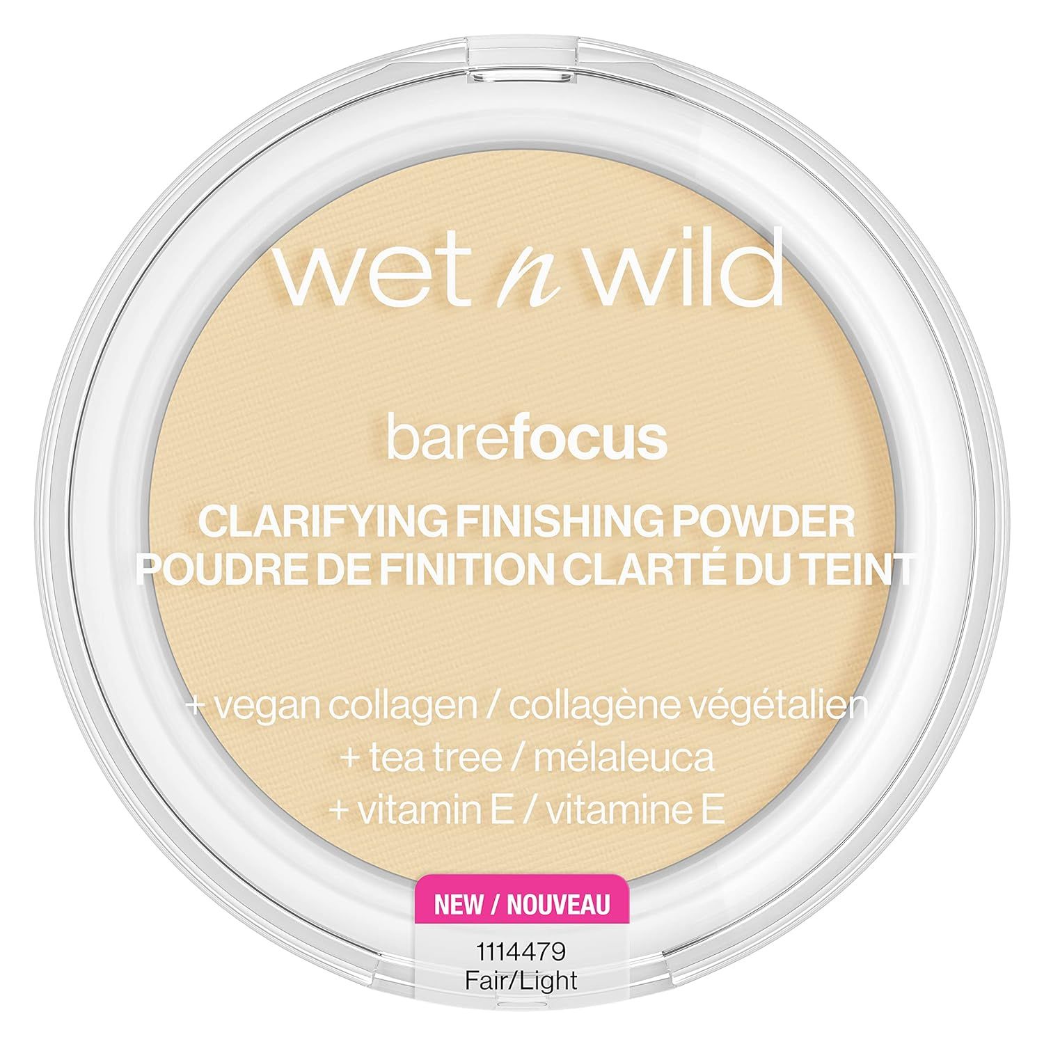 Wet n Wild Bare Focus Clarifying Finishing Powder | Matte | Pressed Setting Powder Fair-Light | Amazon (US)
