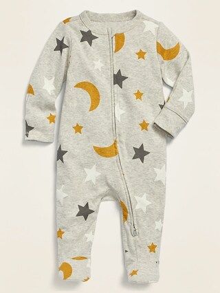 Unisex Printed Footie Pajama One-Piece for Baby | Old Navy (US)