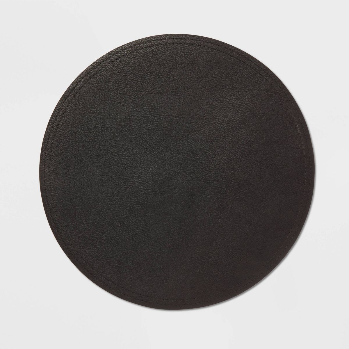 15" Round Pebble Faux Leather Charger - Threshold™ | Target