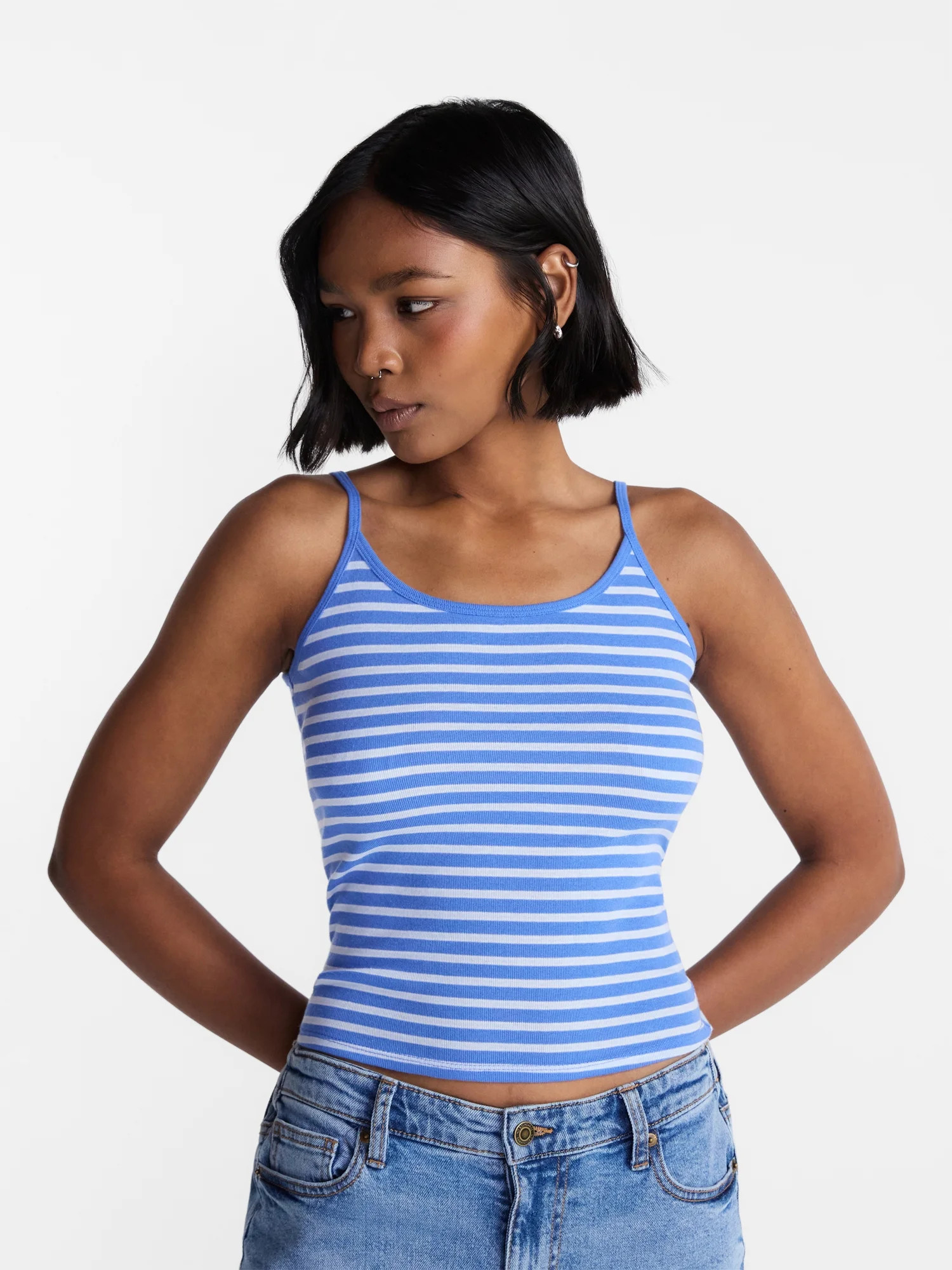 No Boundaries Scoop Neck Cami, Women's XXS-XXL | Walmart (US)