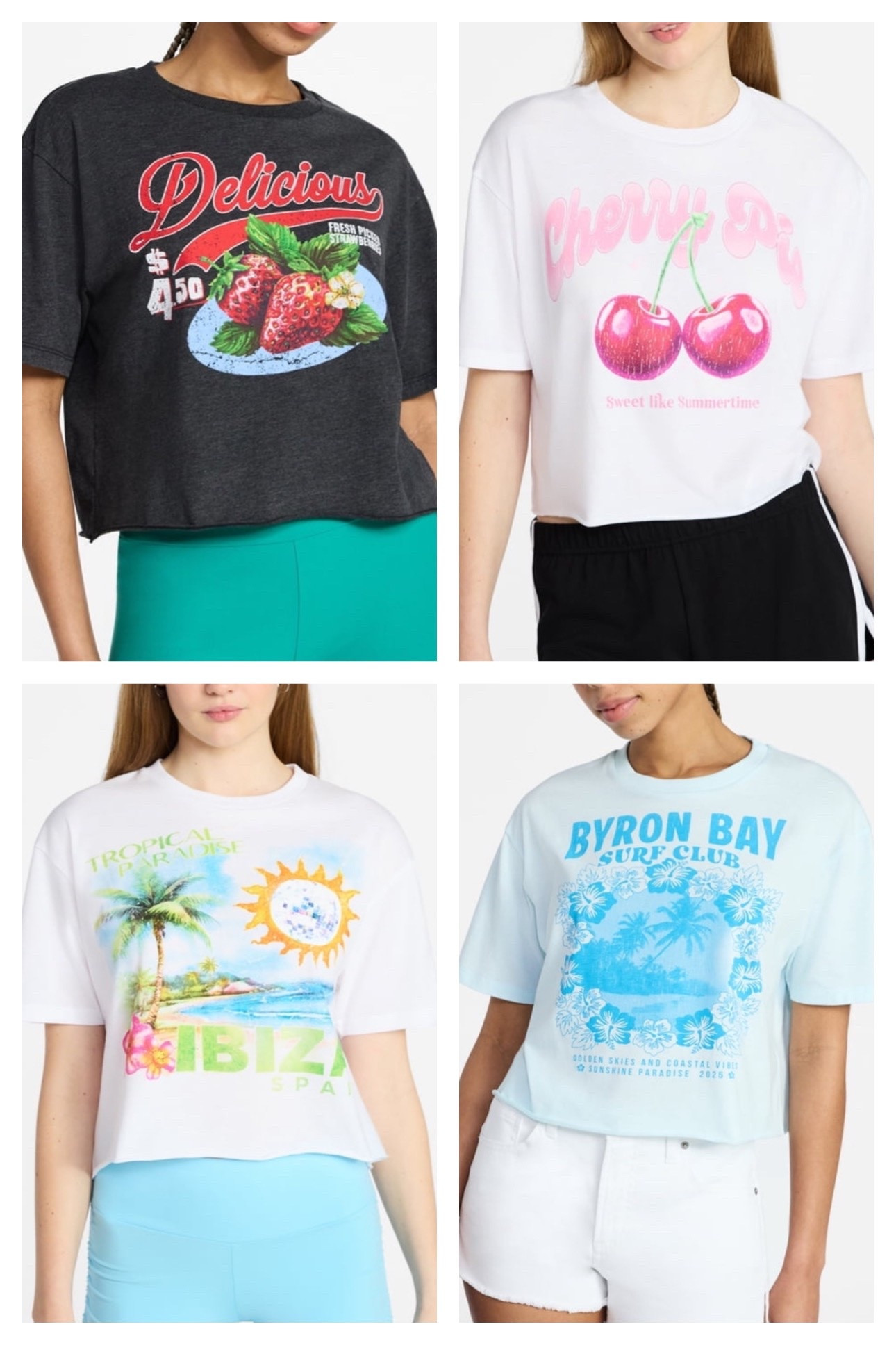 No Boundaries Boxy Cropped Graphic Tee