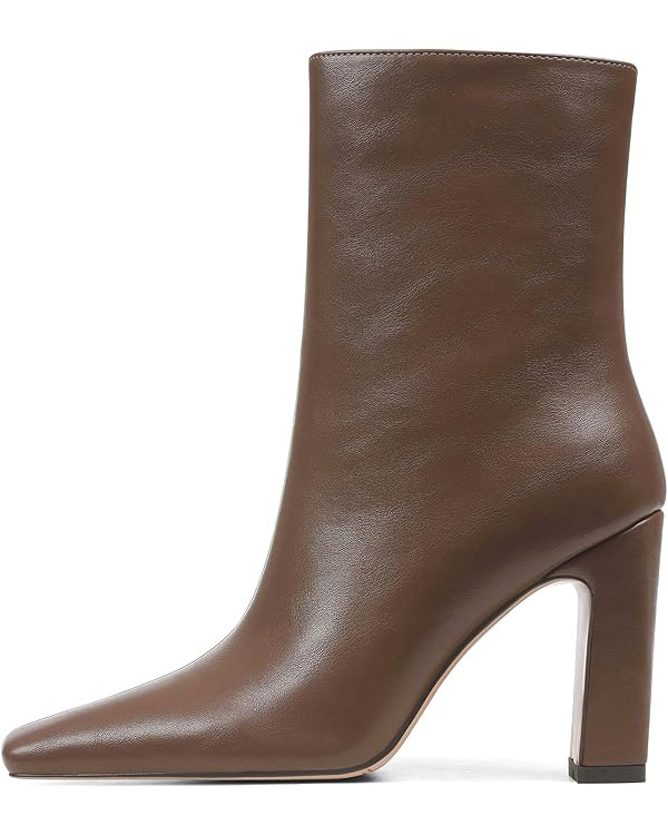Lovee Cosee Ankle Boots for Women 2025 Chunky Heel Square Toe Heeled Boots with Zipper Comfort Fa... | Amazon (US)