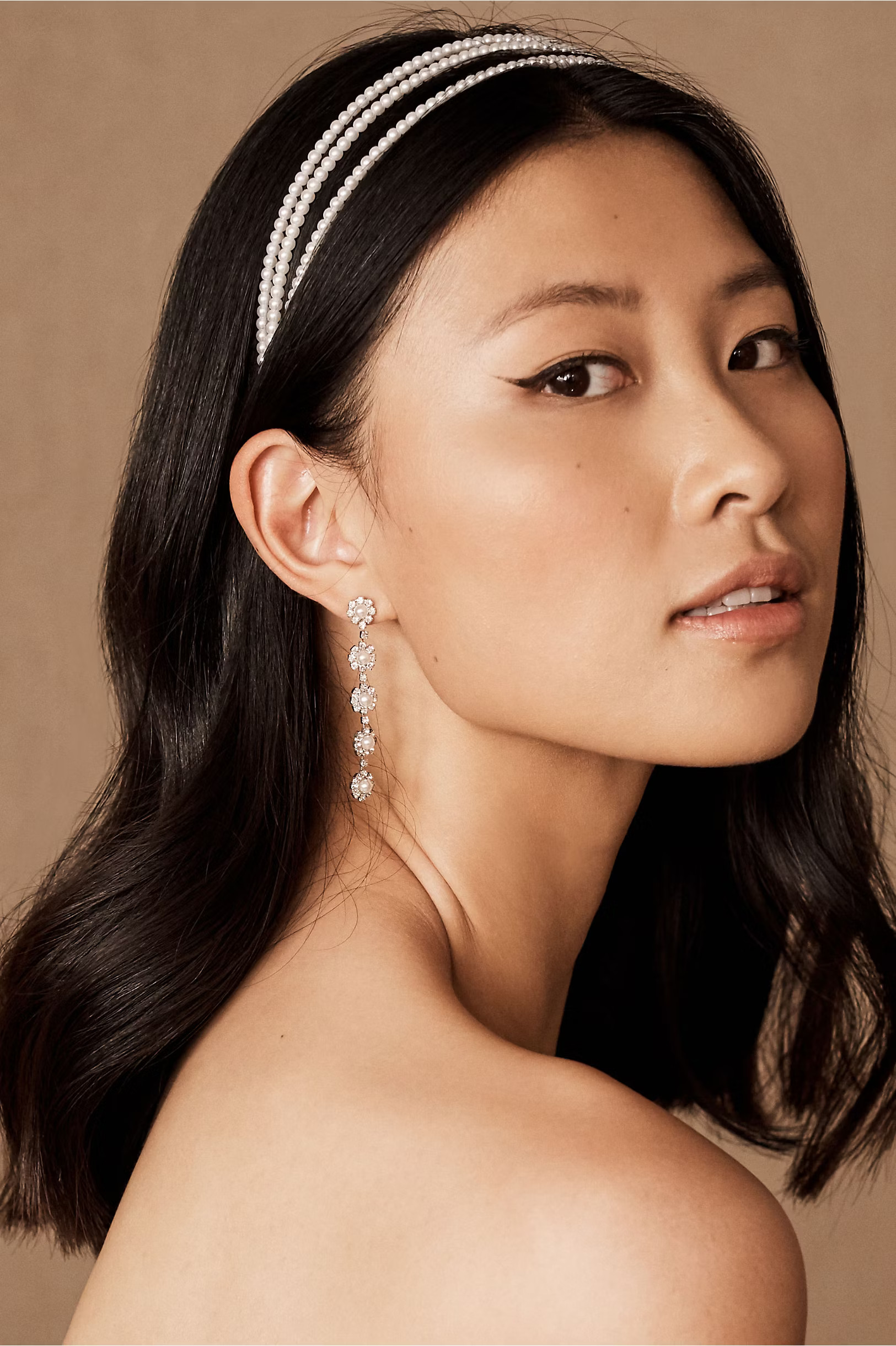 Zita Pearl Headband | BHLDN